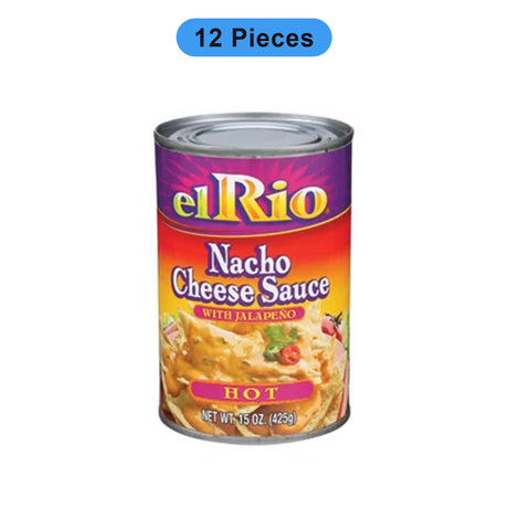 EL RIO NACHO CHEESE SAUCE HOT 15 OZ CAN