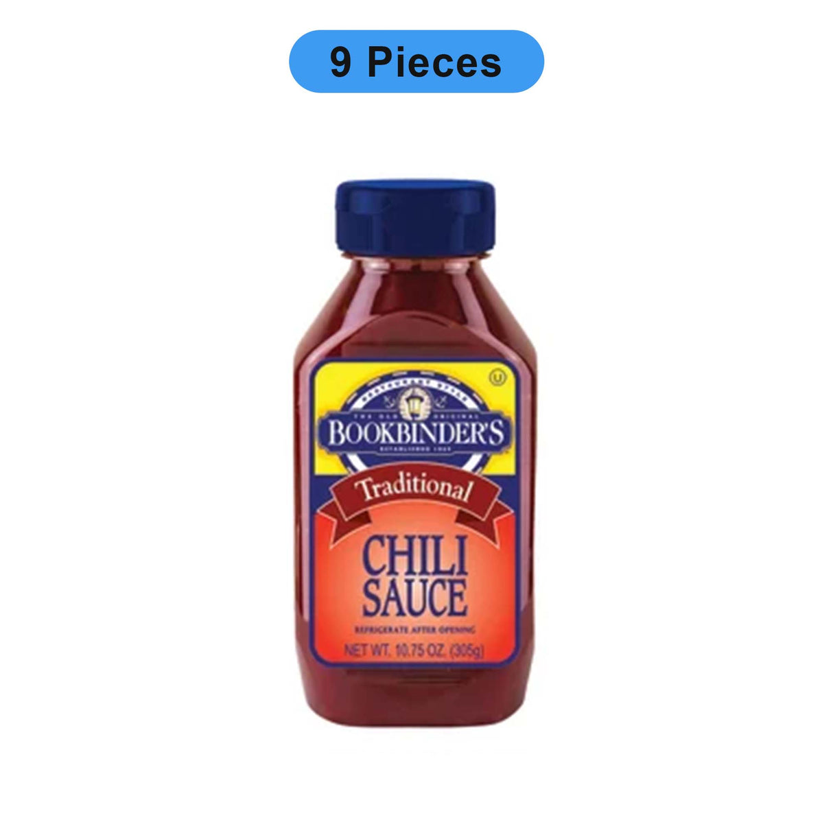 BOOKBINDER'S CHILI SAUCE 10.75 OZ BOTTLE