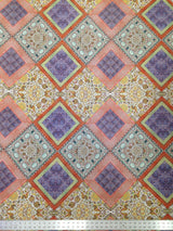 Big Diamond Multi Pattern Polyester Spandex Knit Jersey Fabric - Multi Diamond Pattern, 58-60" Width