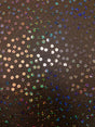 6Mm Big Holographic Sequins Polyester Fabric - Brown See Through Mesh, 6Mm Sequins, 40" Width