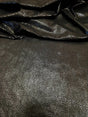 Nylon Spandex Fabric - Heavy Weight, Black Shiny Pebble Foil Design, 58" Width