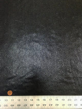 Nylon Spandex Fabric - Heavy Weight, Black Shiny Pebble Foil Design, 58" Width
