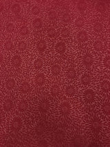 Polyester Spandex Textured Fabric - Fukuro Dull Foil Daisy Flowers Design, 60" Width