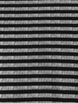 Polyester Single Spun Polyester Fabric - Black/White Stripes, 58-60" Width