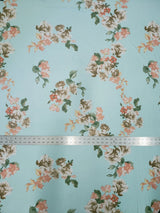 Polyester Spandex Fabric - Floral Design, 58" To 60" Width