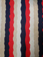 Polyester Spandex Fabric - Multi Color Long Stripes, Light Weight, 58-60" Width