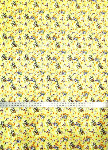 Nylon Tactel Fabric - Hawaiian Themed Print, 58-60" Width