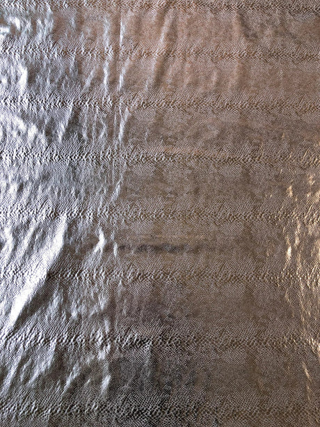Nylon Spandex Fabric - Heavy Weight Supplex, Shiny Snake Foil Design, 58"/60" Width