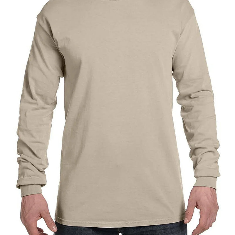 Lucky Friends 1501 Long Sleeve Cotton Fabric - Tan, Adult Long Sleeve (1 Piece)