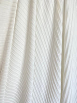 White Rib Knit Fabric
