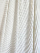 White Rib Knit Fabric