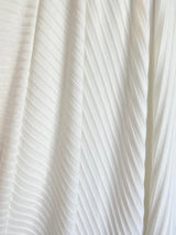 White Rib Knit Fabric