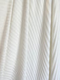 White Rib Knit Fabric