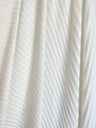 White Rib Knit Fabric