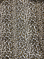 Polyester Spandex Velvet Panne Fabric - Small Cheetah Design, 2-Way Stretch, 58" Width