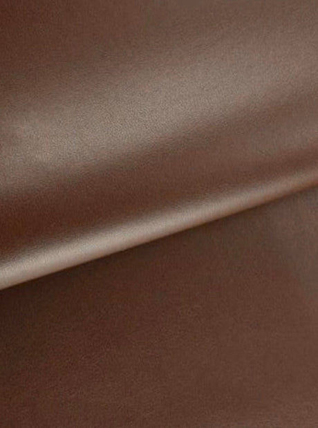 Stretch Faux Leather Chocolate