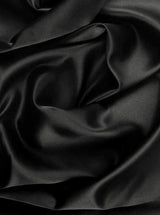 Black Duchesse Satin