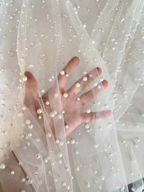 Pearl Tulle Off White