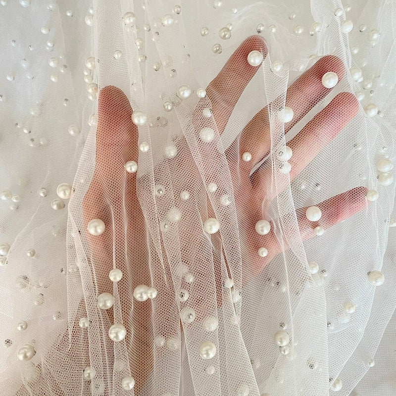 Pearl Tulle Off White