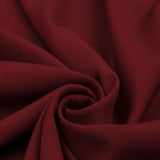 Burgundy Poly Poplin Fabric