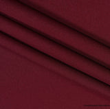 Burgundy Poly Poplin Fabric