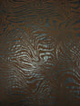 Polyester Spandex Fabric - Shiny Foil Zebra Design, 58 To 60 Inches Wide