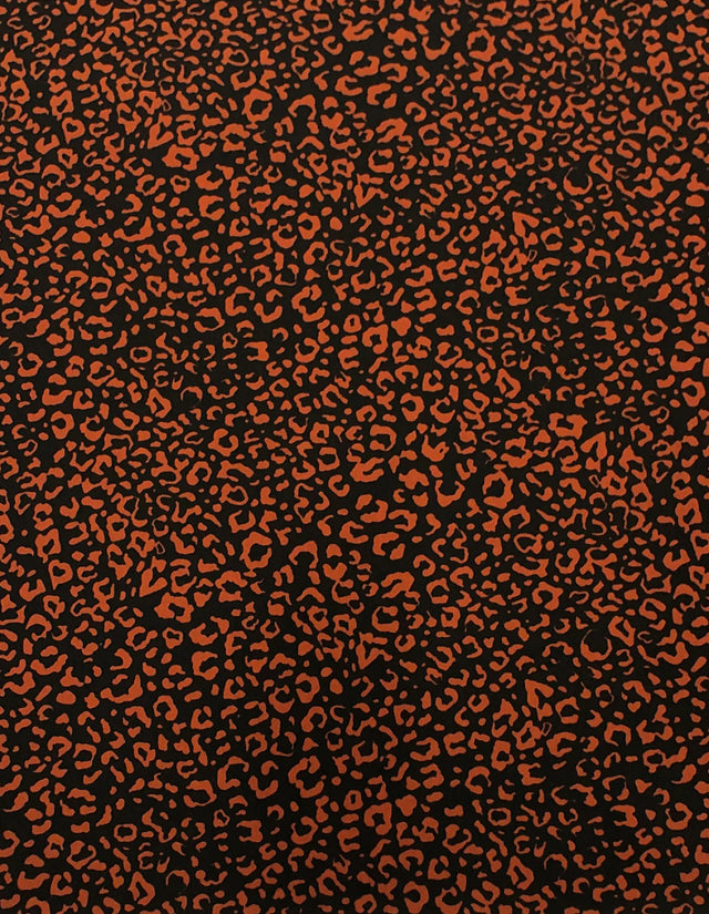 Animal Print Polyester Spandex Fabric - Animal Print, 58-60" Width