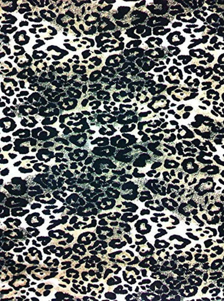 Polyester Spandex Fabric - Animal Print, 58-60" Width