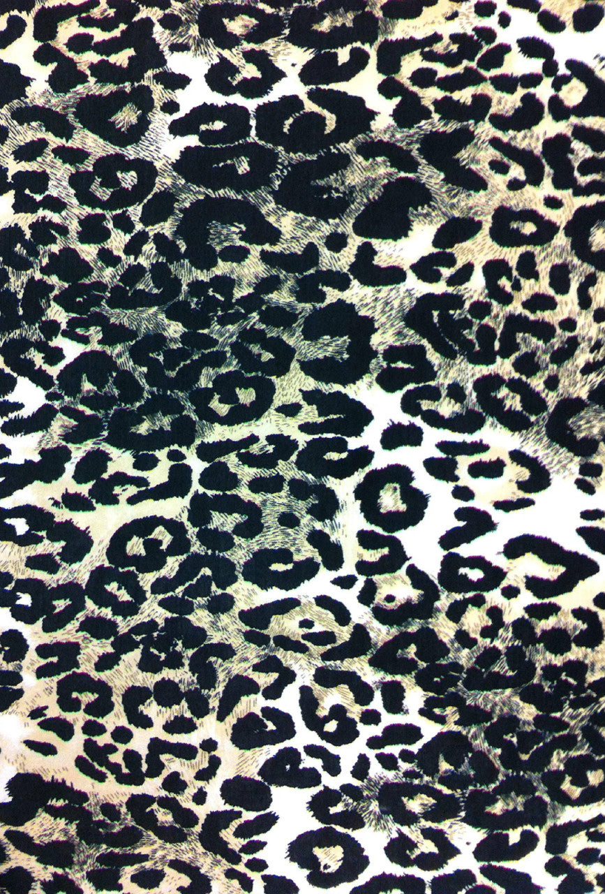Polyester Spandex Fabric - Animal Print, 58-60" Width