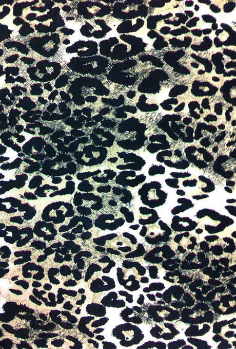 Polyester Spandex Fabric - Animal Print, 58-60" Width