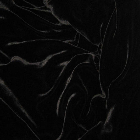 Silk Rayon Velvet Fabric - 80 Percent Rayon 20 Percent Silk, Velvet, 45" Width, 180 GSM (1 Yard)