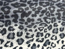 1 yarda de ribete de piel sintética con estampado de leopardo multicolor, patrón animal, ancho de 1.5 pulgadas  