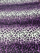 1 Yard Leopard Print Faux Fur Trim Multi-Color Animal Pattern 1.5 Inch Wide