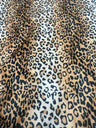 1 Yard Leopard Print Faux Fur Trim Multi-Color Animal Pattern 1.5 Inch Wide