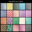 Elegant Raschel Lace Polyester Fabric - French Floral, 60" Width