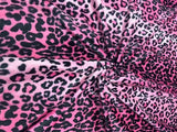 1 Yard Leopard Print Faux Fur Trim Multi-Color Animal Pattern 1.5 Inch Wide
