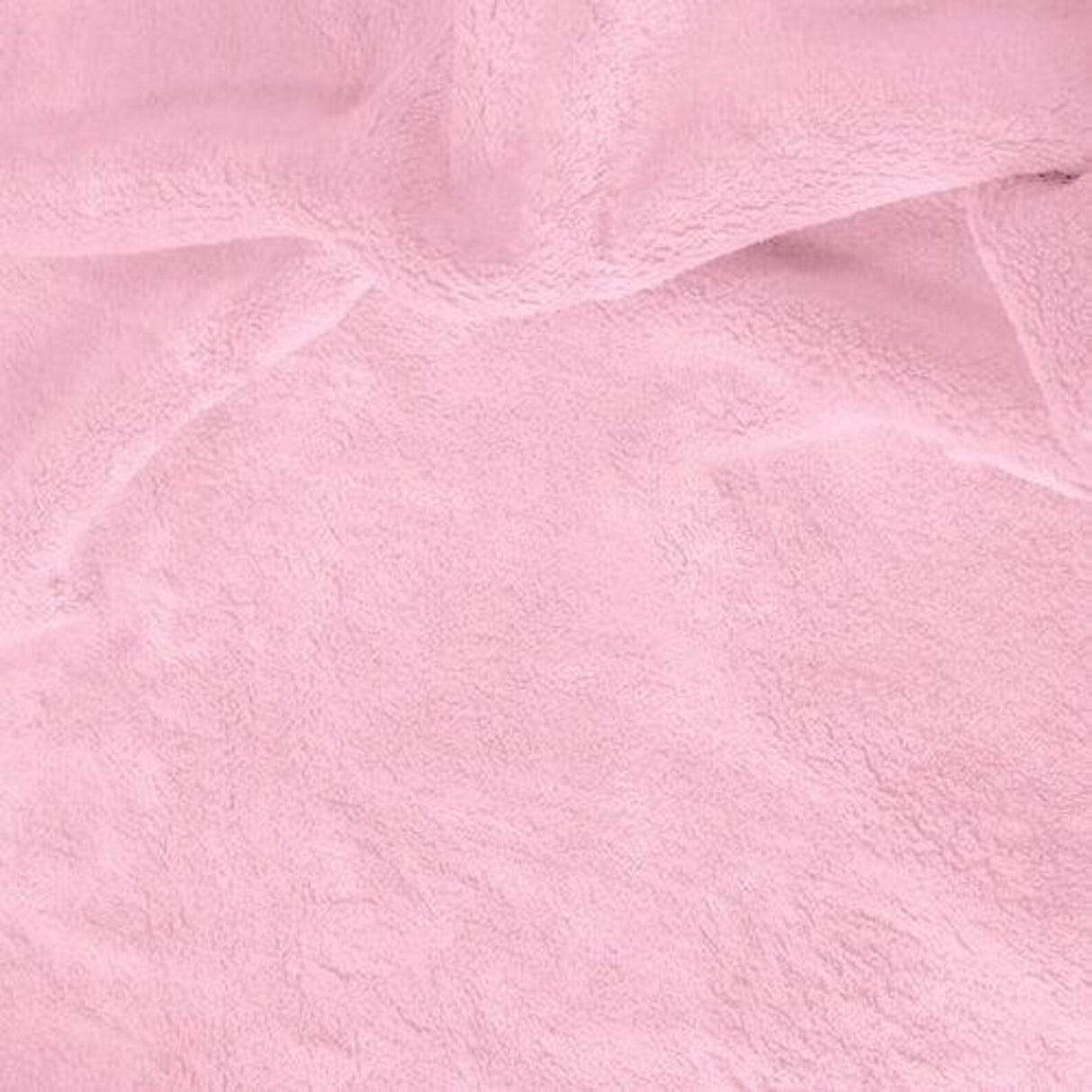 Minky Plush Polyester Fabric - Pink, 60" Width (1 Yard)