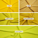 1 Yard Gold Shiny Milliskin Nylon Spandex 4-Way Stretch Fabric 60" Width