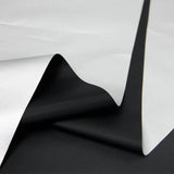 Blackout Drapery Lining Polyester Fabric - Black, Ivory, White, 60" Width