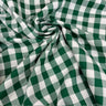 Checkered Gingham Polyester Fabric - 1-Inch Checkered Pattern, 60" Width