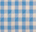Checkered Gingham Polyester Fabric - 1-Inch Checkered Pattern, 60" Width