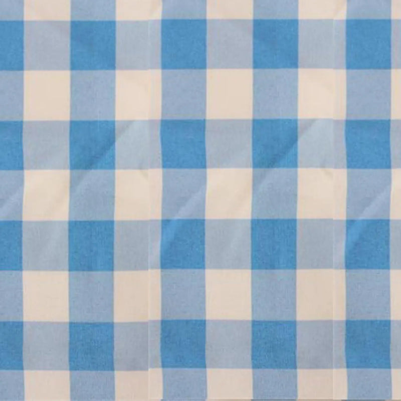 1 Yard Checkered Gingham Polyester Fabric Classic Pattern for Apparel and Home Decor 60 Inch Width