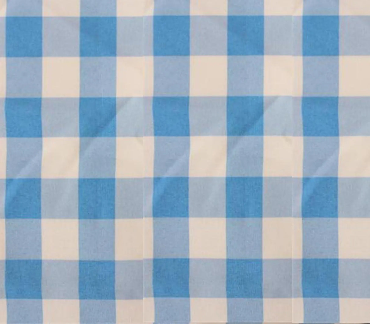 1 Yard Checkered Gingham Polyester Fabric Classic Pattern for Apparel and Home Decor 60 Inch Width
