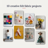 Premium Acrylic Felt Fabric - 72" Wide, 1.6Mm Thick, Soft Durable Non-Fraying Craft Felt Material