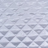 Polyester Quilted Padded Fabric - Quilted Padded Design, Black, Gold, Pink, Red, White, Yellow, 58-60" Width (1 Yard)
