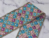 Embroidered Trim Multi-Color Beaded Sequined 2.25"