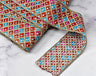 Embroidered Trim Multi-Color Beaded Sequined 2.25"