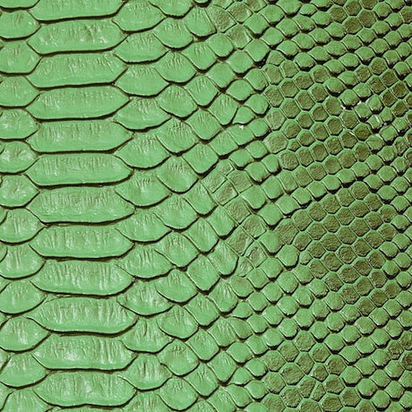 Viper Sopythana Faux Snake Skin Vinyl Fabric - Faux Snake Skin Vinyl Fabric, 52/54" Width, 1.0 MM Thickness, 100% Polyester, +100,000 Double Rubs (1 Yard)