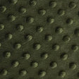 Olive Minky Dimple Dot Fabric,