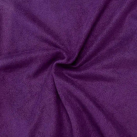 Violet Anti Pill Solid Fleece Fabric,